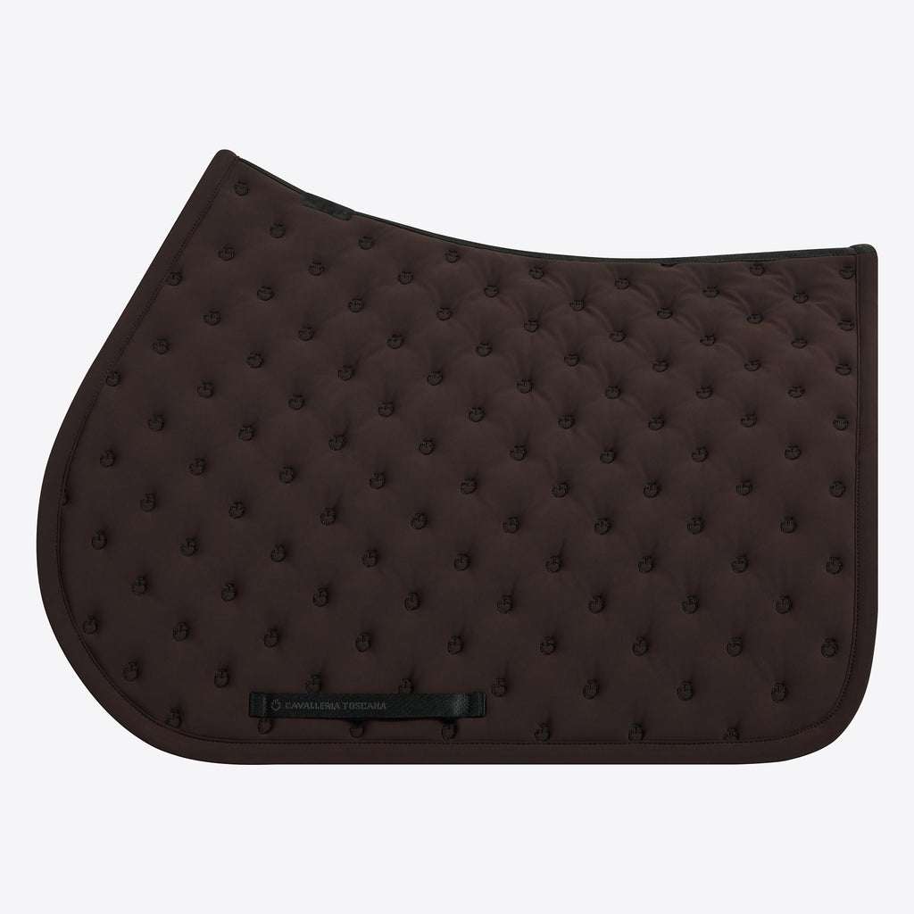 PRE-ORDER : Cavalleria Toscana Embroidery Quilted jumping saddle pad