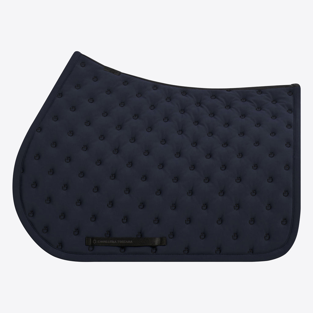 PRE-ORDER : Cavalleria Toscana Embroidery Quilted jumping saddle pad