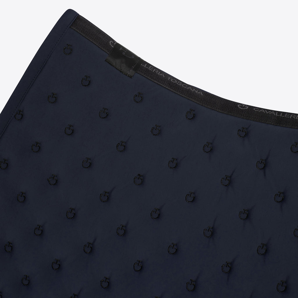 PRE-ORDER : Cavalleria Toscana Embroidery Quilted jumping saddle pad