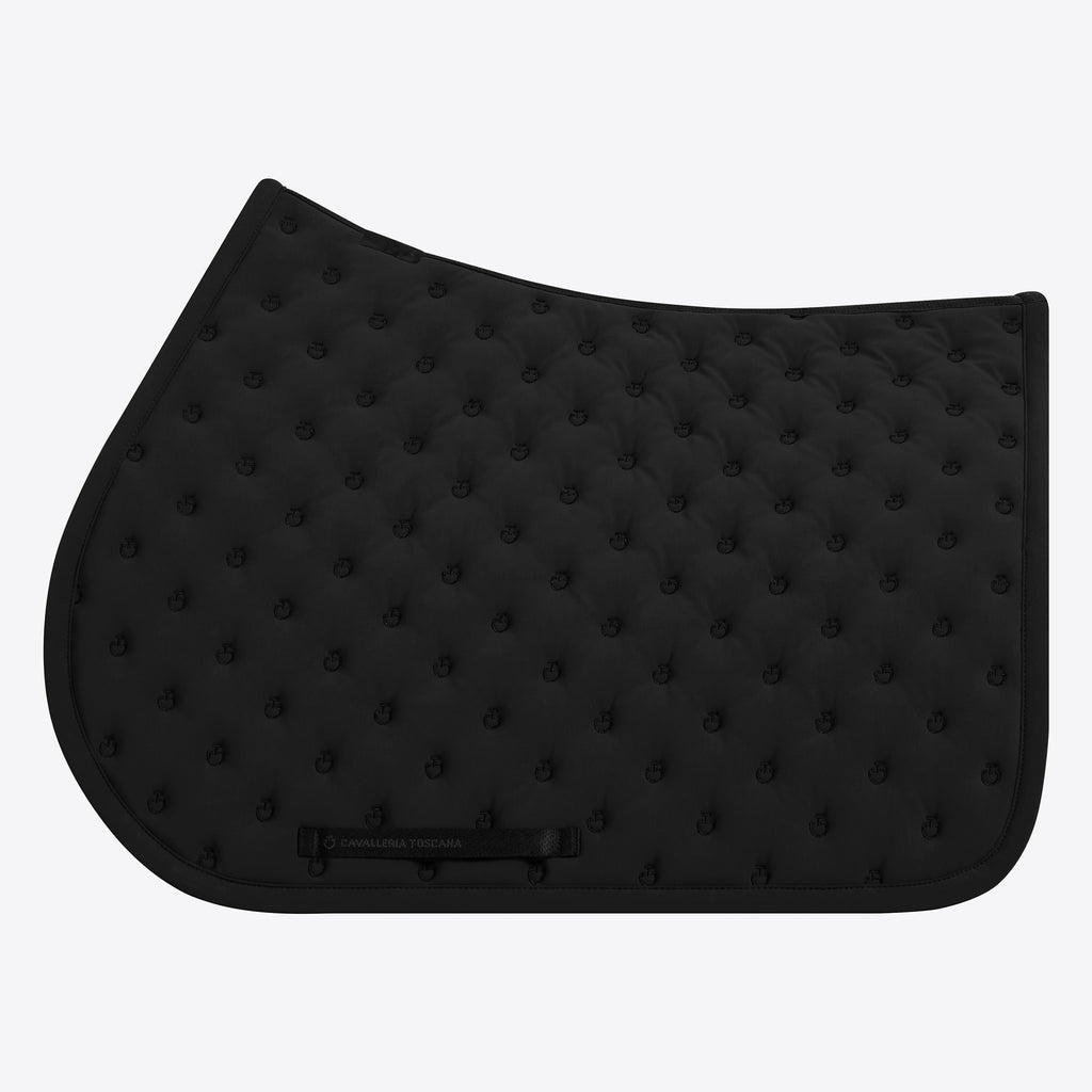 PRE-ORDER : Cavalleria Toscana Embroidery Quilted jumping saddle pad