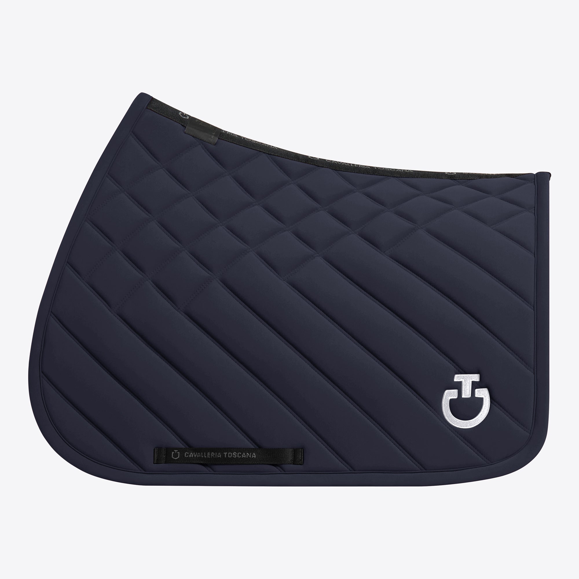 PRE-ORDER : Cavalleria Toscana Diamonds and Lines quilted jumping saddle pad