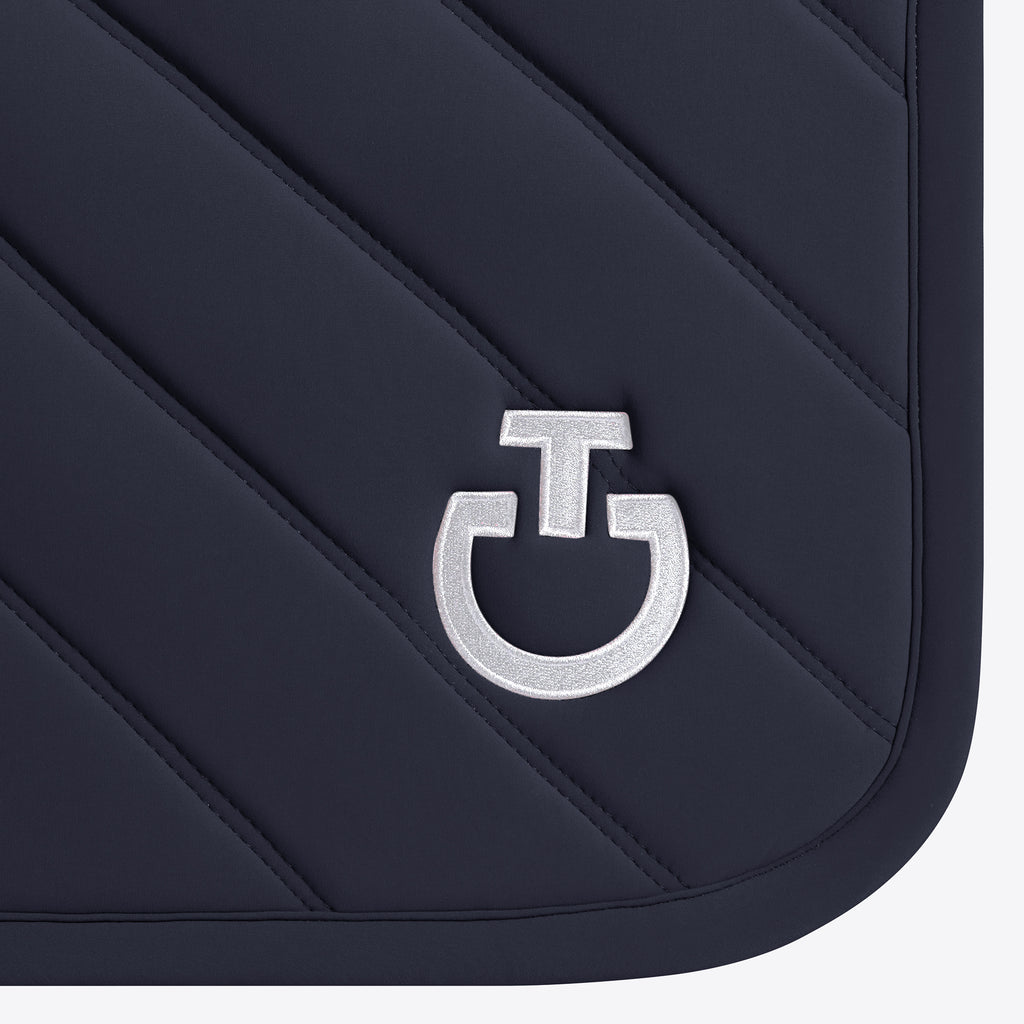 PRE-ORDER : Cavalleria Toscana Diamonds and Lines quilted jumping saddle pad