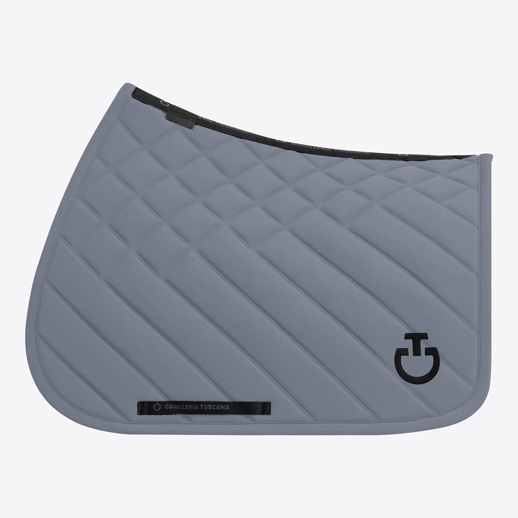PRE-ORDER : Cavalleria Toscana Diamonds and Lines quilted jumping saddle pad