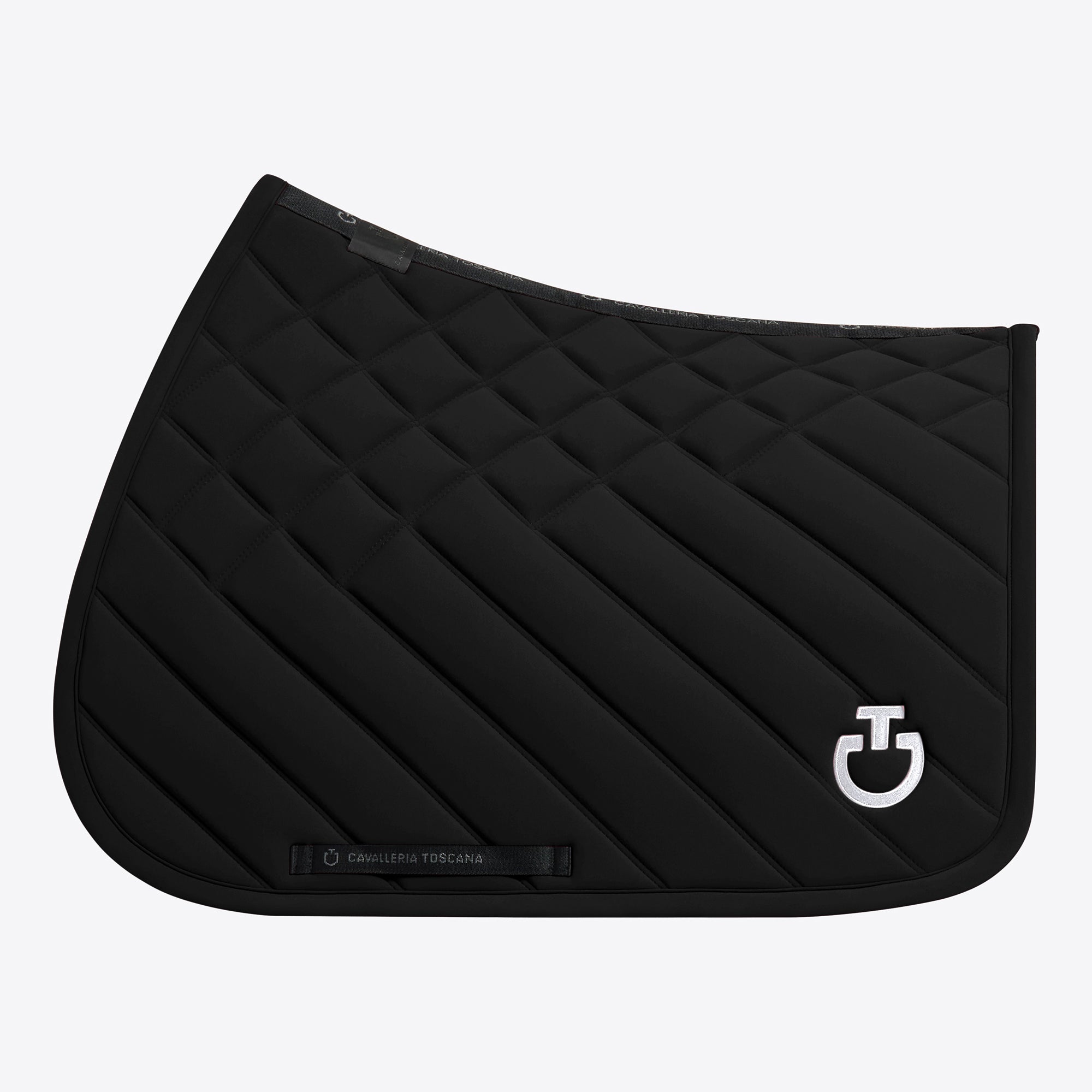 PRE-ORDER : Cavalleria Toscana Diamonds and Lines quilted jumping saddle pad