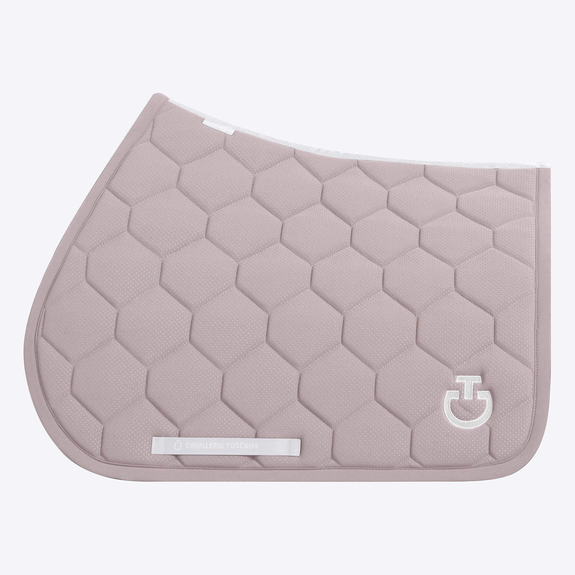Cavalleria Toscana Quilted Jersey Perforated Jumping Saddle pad & ears